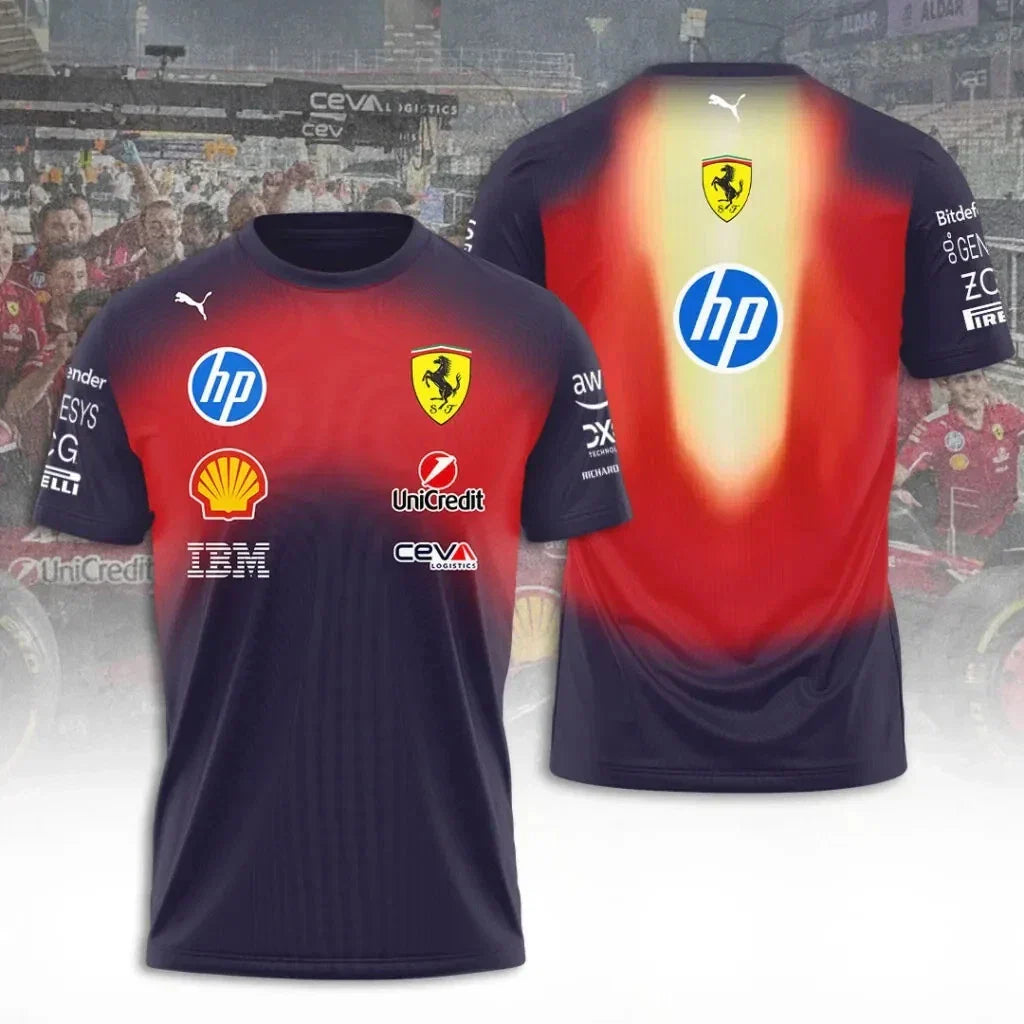 HOT!! Ferraris Scuderias Formulas 1 Teams Racing 2026 3D Apparel Unisex T-shirt Unisex T-shirt, Sweatshirt, Hoodie, Long Sleeve Tee - T-Shirt, Sweatshirt, Hoodie