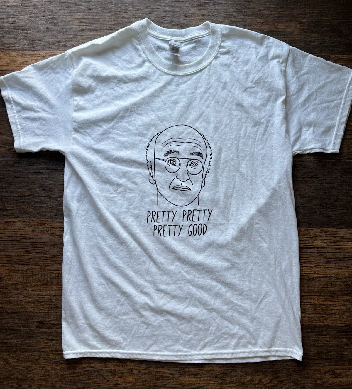 Men's Curb Enthusiasm T-Shirt White Larry David L HBO Pretty Good Art Sitcom Unisex T-shirt, Sweatshirt, Hoodie, Long Sleeve Tee - T-Shirt, Sweatshirt, Hoodie