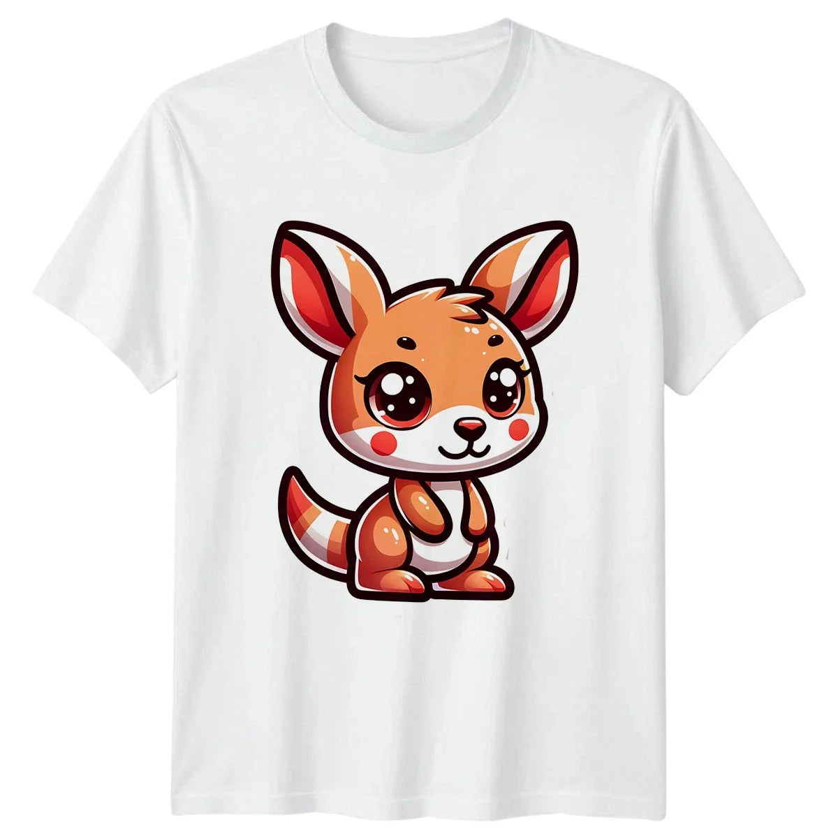 Cute Kawaii Kangaroo Animals Mens T-Shirt Womens Tee Graphic Unisex Top Unisex T-shirt, Sweatshirt, Hoodie, Long Sleeve Tee - T-Shirt, Sweatshirt, Hoodie