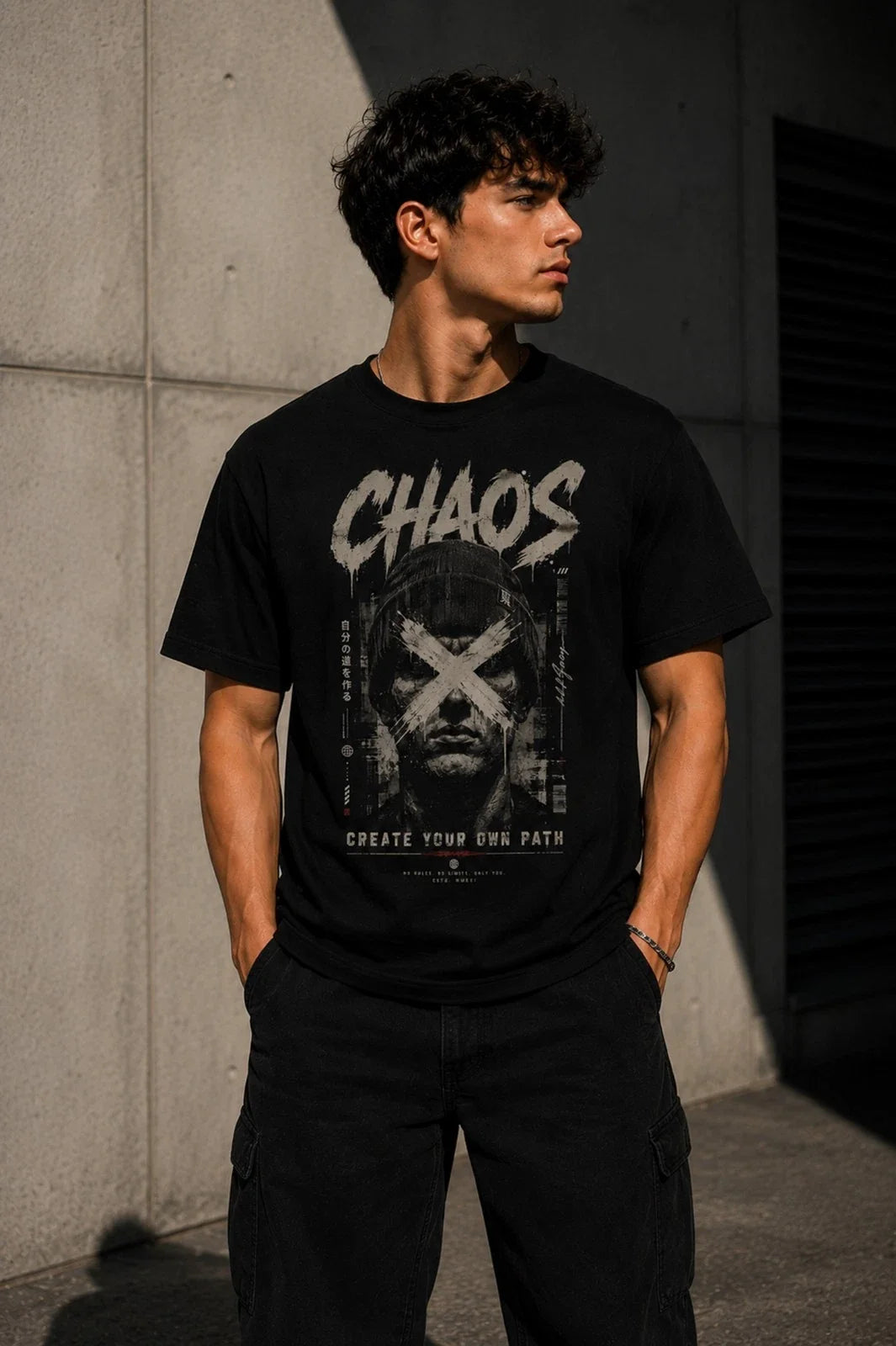 Chaos Create Your Own Path Premium Streetwear T-Shirt Unisex T-shirt, Sweatshirt, Hoodie, Long Sleeve Tee - T-Shirt, Sweatshirt, Hoodie