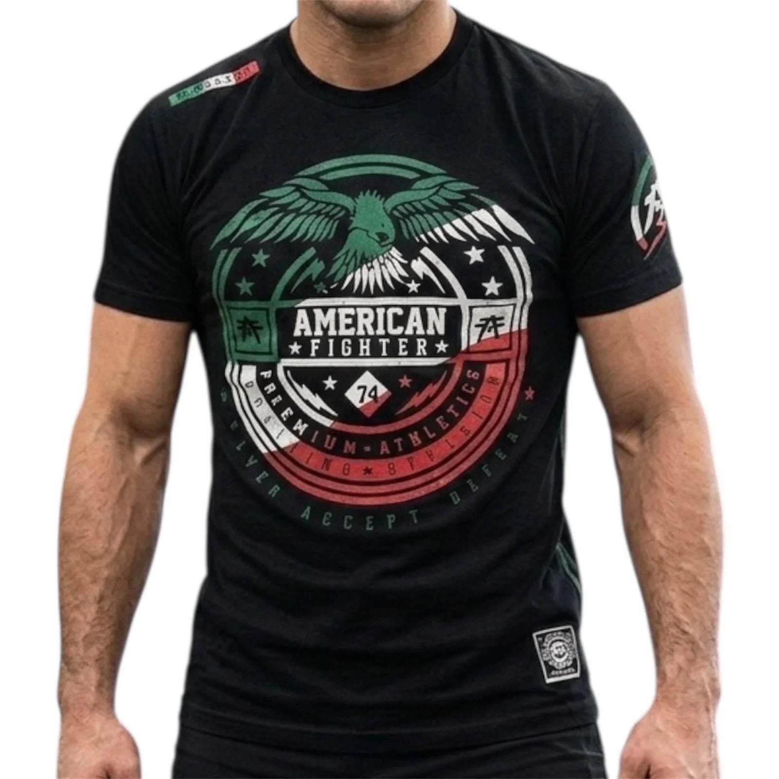 AMERICAN FIGHTER Black Red Green Mexico GRAND CANYON Athletic Graphic T-shirt Unisex T-shirt, Sweatshirt, Hoodie, Long Sleeve Tee - T-Shirt, Sweatshirt, Hoodie