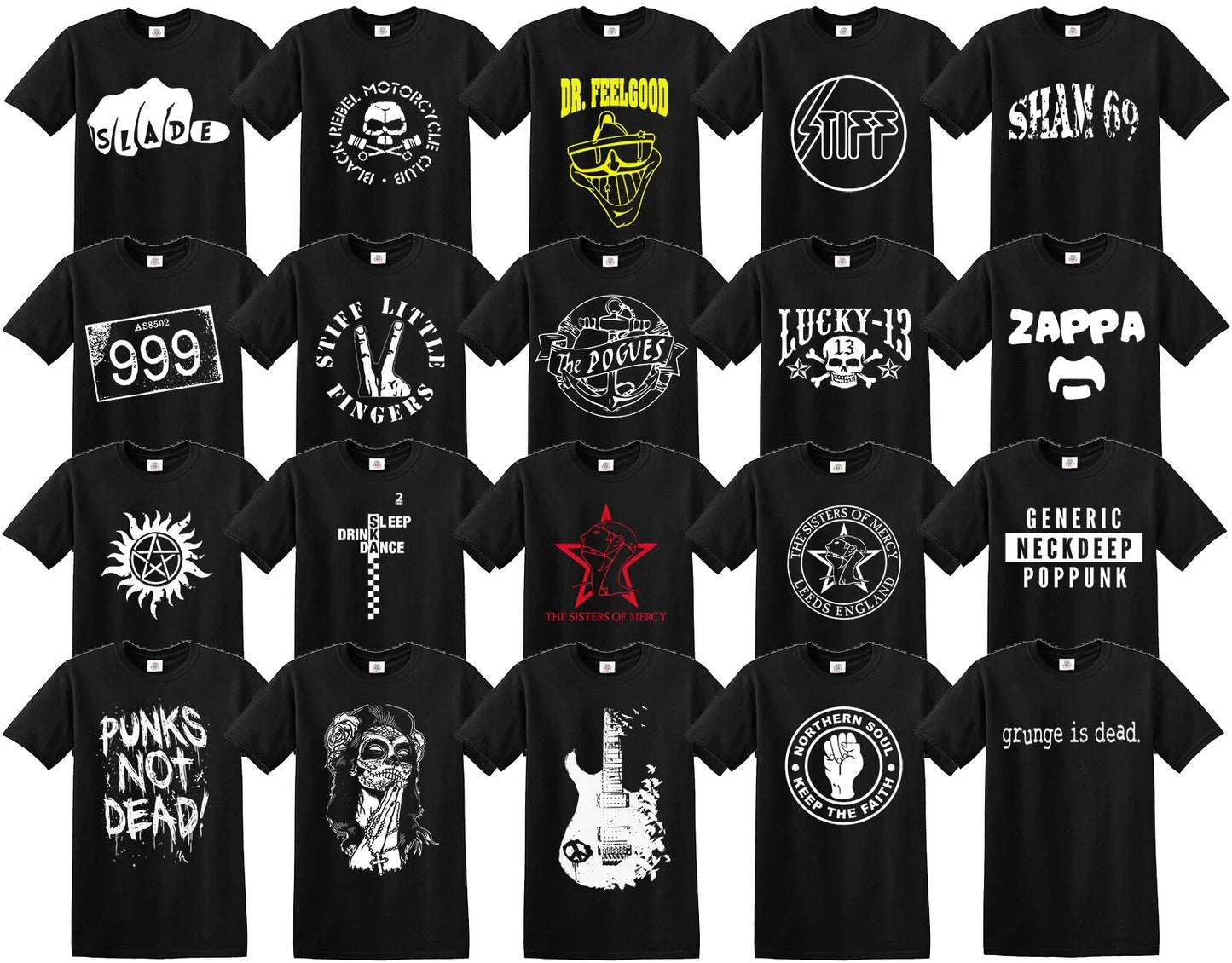PUNK SKULL Biker Glam Rock Band Irish Punk Stiff Rock SHAM  T-shirt Tshirt Top Unisex T-shirt, Sweatshirt, Hoodie, Long Sleeve Tee - T-Shirt, Sweatshirt, Hoodie