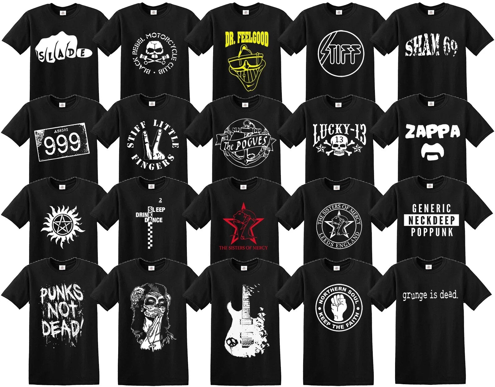 PUNK SKULL Biker Glam Rock Band Irish Punk Stiff Rock SHAM  T-shirt Tshirt Top Unisex T-shirt, Sweatshirt, Hoodie, Long Sleeve Tee - T-Shirt, Sweatshirt, Hoodie