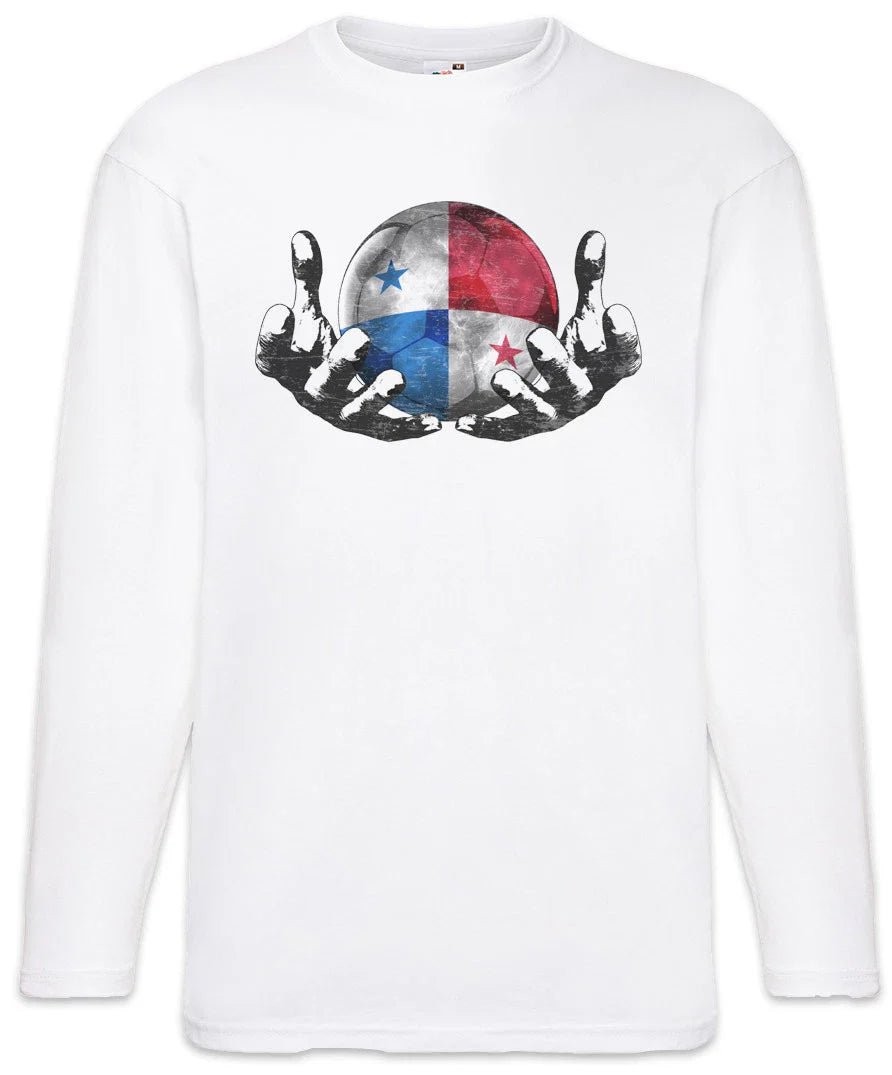 Panama Football Magic Ball Men Long Sleeve T-Shirt panamanian Soccer Flag Unisex T-shirt, Sweatshirt, Hoodie, Long Sleeve Tee - T-Shirt, Sweatshirt, Hoodie