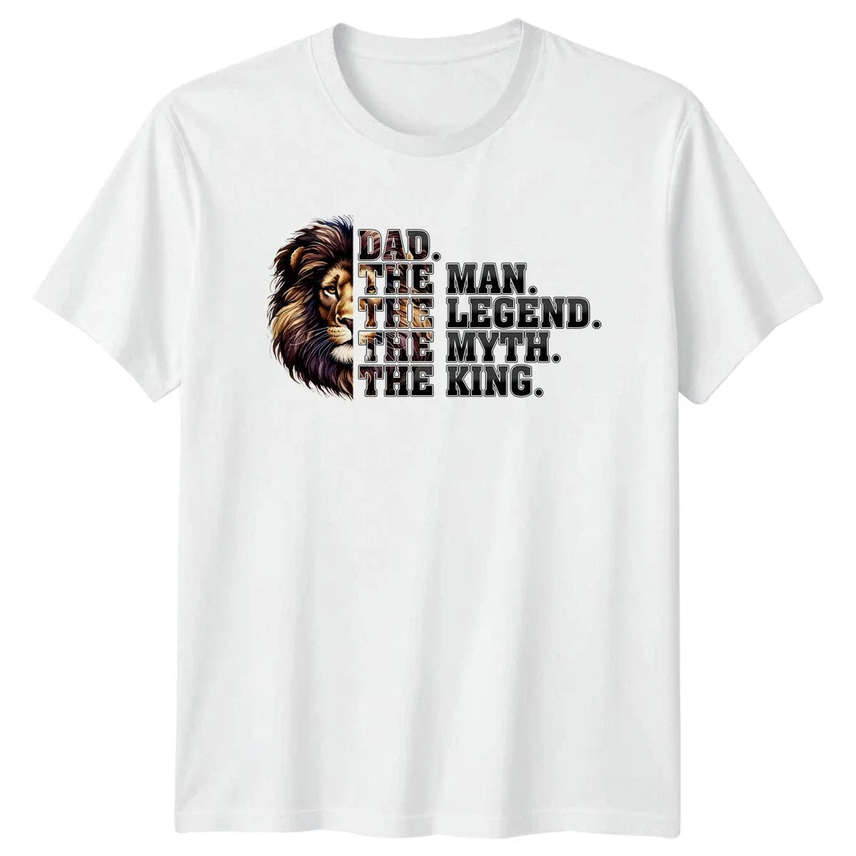 Dad The Man The Legend The Myth The King Lion T-Shirt Father's Day Unisex T-shirt, Sweatshirt, Hoodie, Long Sleeve Tee - T-Shirt, Sweatshirt, Hoodie