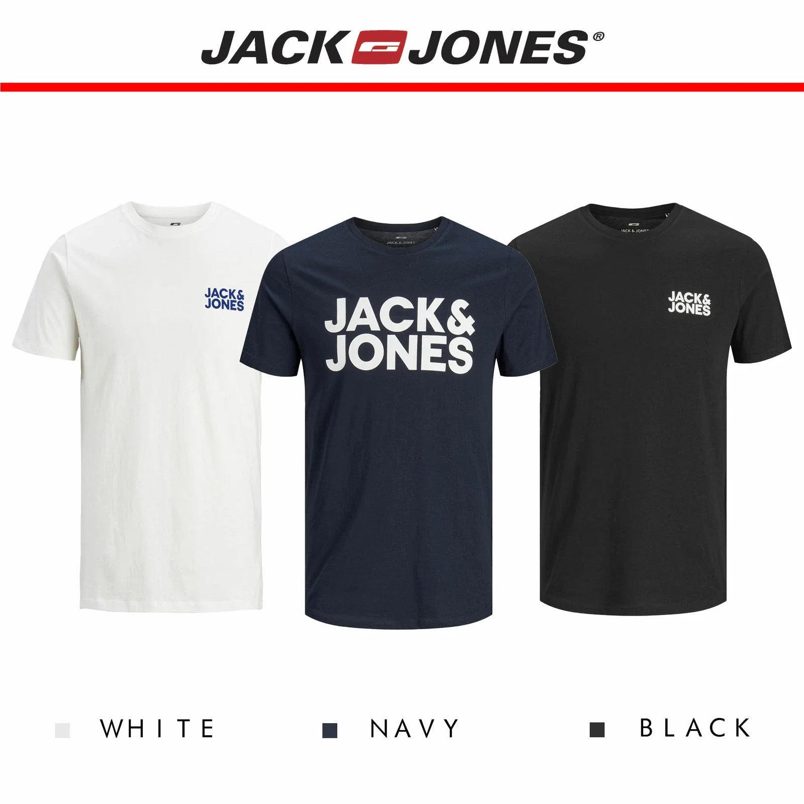 Jack And Jones Core Men T Shirt Corp O-Neck Soft Comfortable Cotton with Stretch Unisex T-shirt, Sweatshirt, Hoodie, Long Sleeve Tee - T-Shirt, Sweatshirt, Hoodie