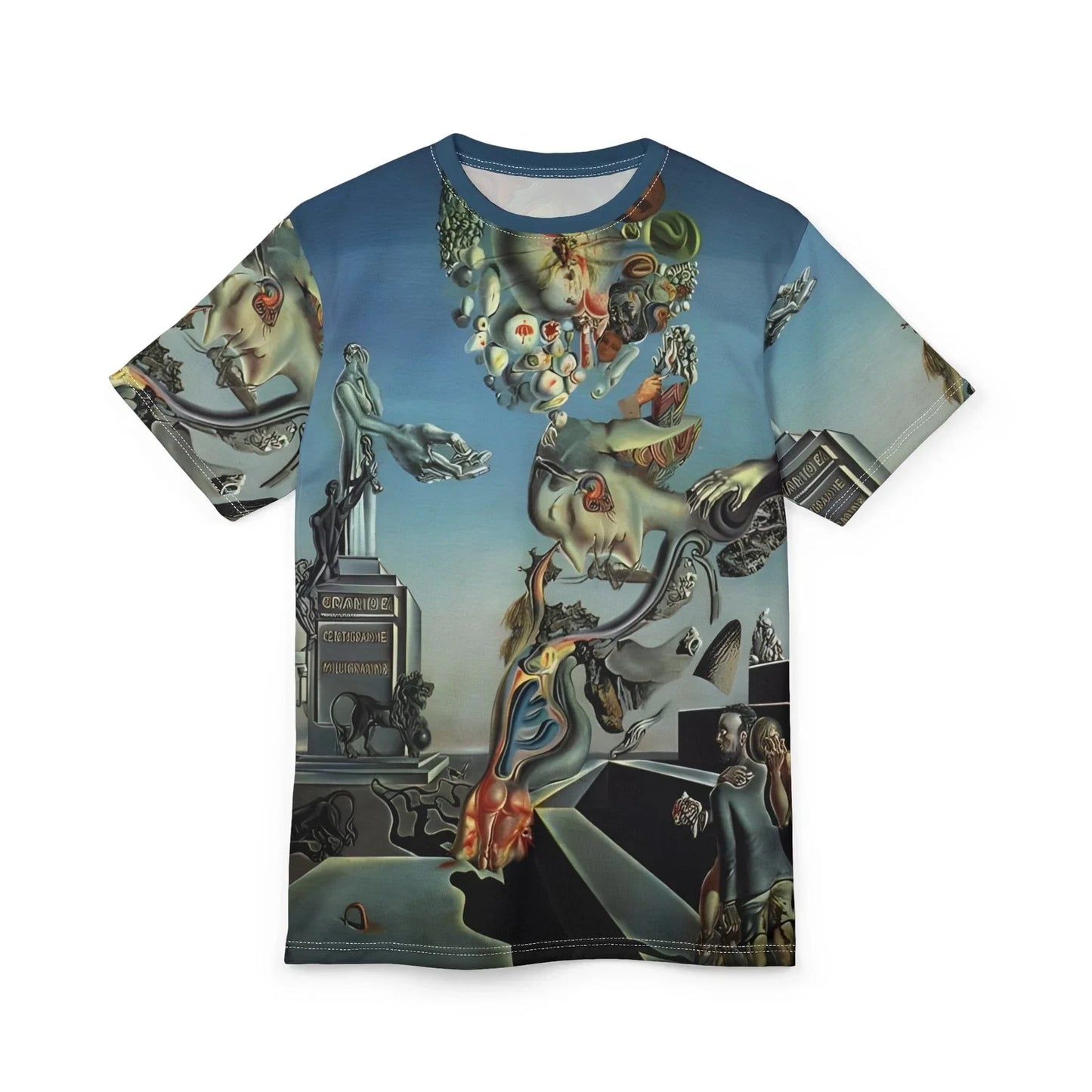 Salvador Dali The Lugubrious Game Surrealism Art Tee Unique Graphic T-Shirt Gift Unisex T-shirt, Sweatshirt, Hoodie, Long Sleeve Tee - T-Shirt, Sweatshirt, Hoodie