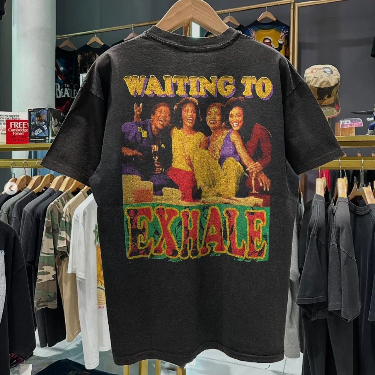 1995 Waiting To Exhale Whitney Houston Rap Classic T-Shirt Black XL Unisex T-shirt, Sweatshirt, Hoodie, Long Sleeve Tee - T-Shirt, Sweatshirt, Hoodie