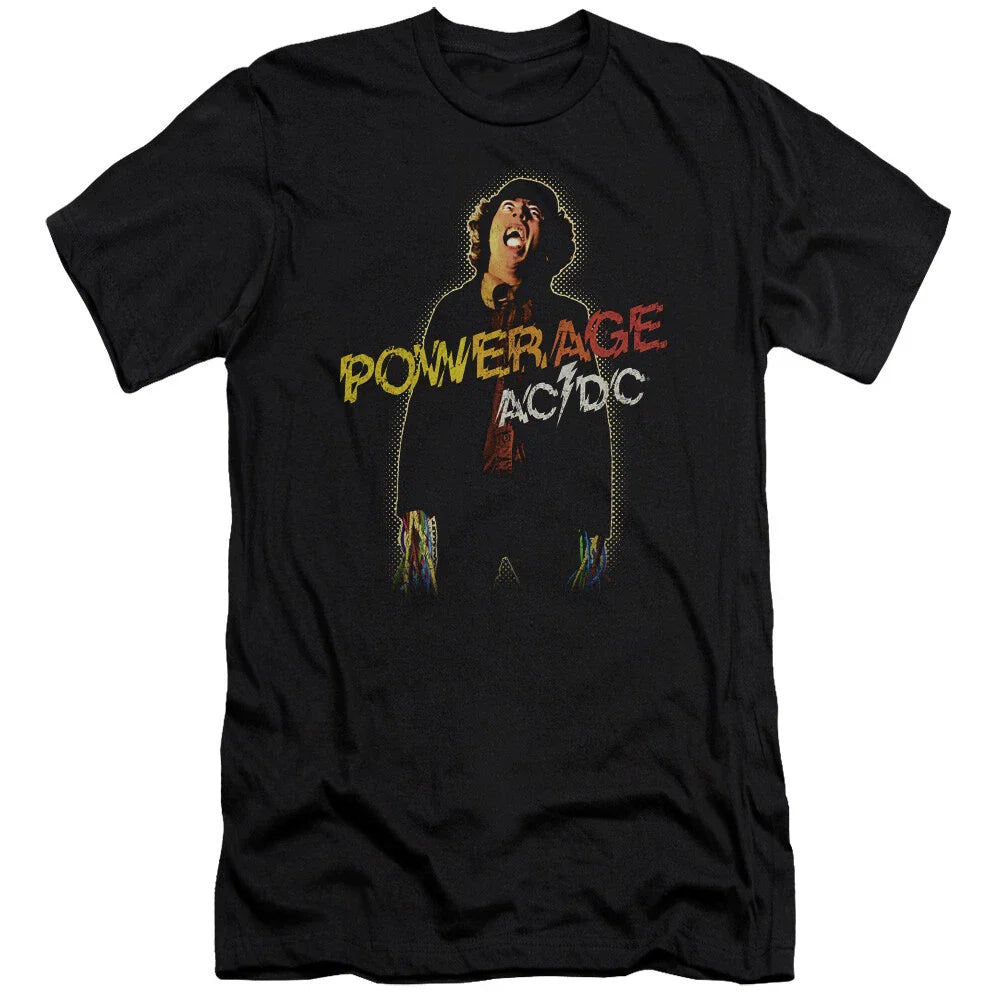 AC/DC Powerage Album Black Premium T-shirt Unisex T-shirt, Sweatshirt, Hoodie, Long Sleeve Tee - T-Shirt, Sweatshirt, Hoodie