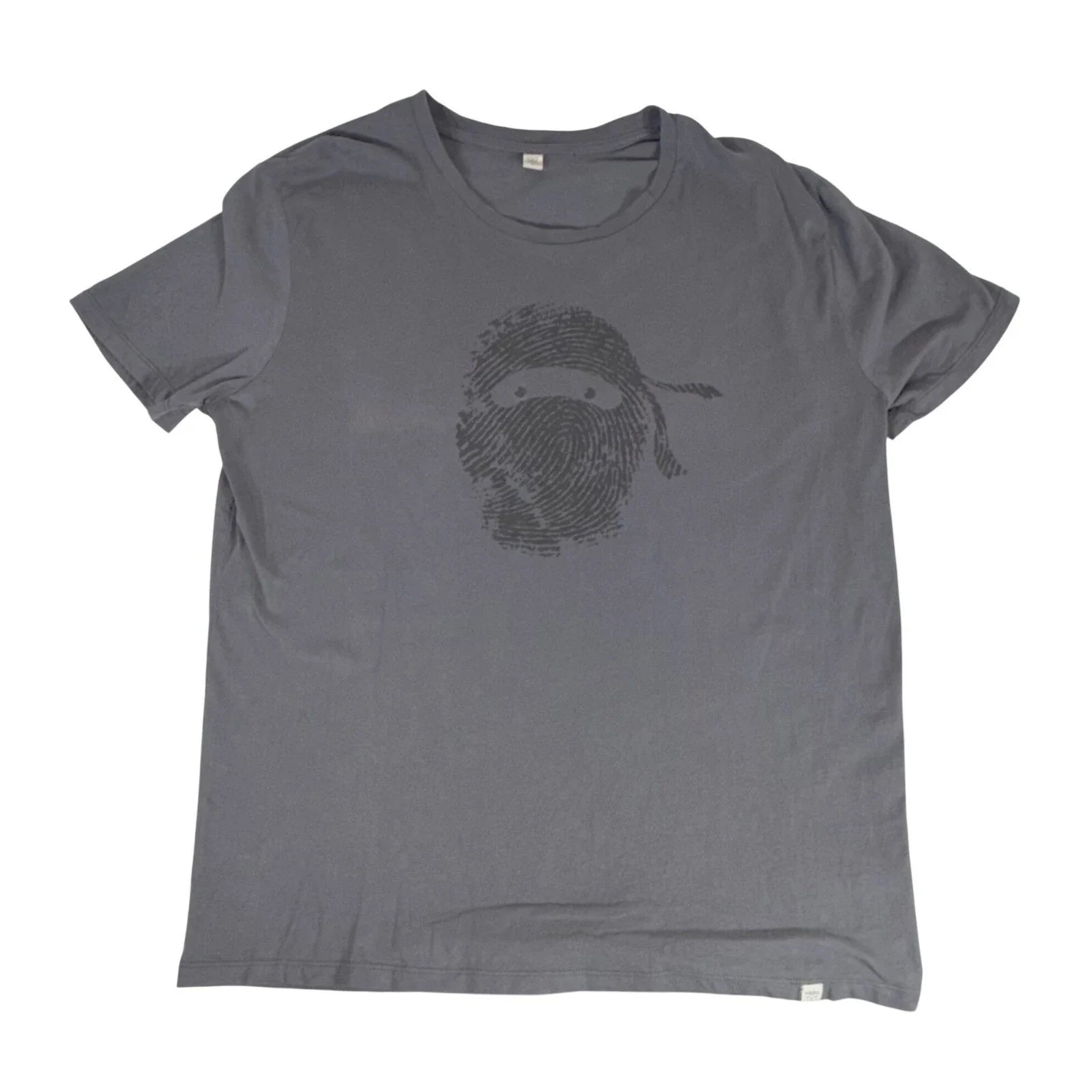 Wituka Graphic T-Shirt XL Charcoal Gray Fingerprint Ninja Organic Cotton READ Unisex T-shirt, Sweatshirt, Hoodie, Long Sleeve Tee - T-Shirt, Sweatshirt, Hoodie