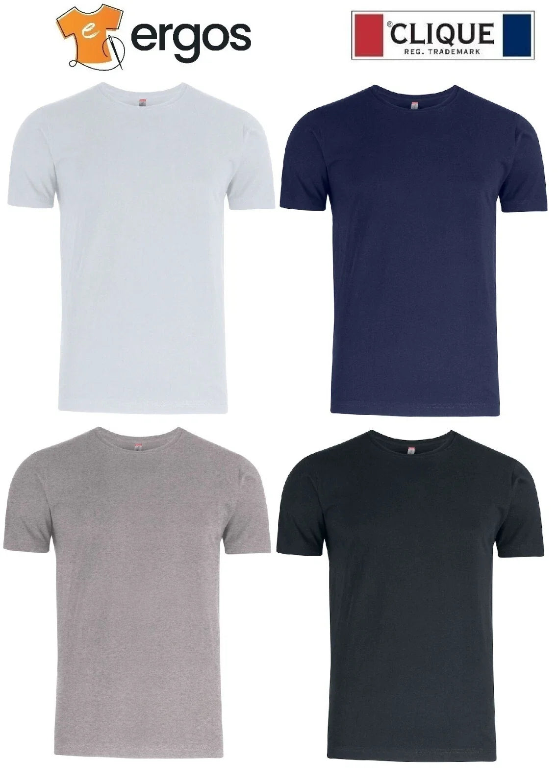 CLIQUE T-Shirt PREMIUM FASHION-T 100% Cotton Crew Neck Half Short Sleeve Men Unisex T-shirt, Sweatshirt, Hoodie, Long Sleeve Tee - T-Shirt, Sweatshirt, Hoodie