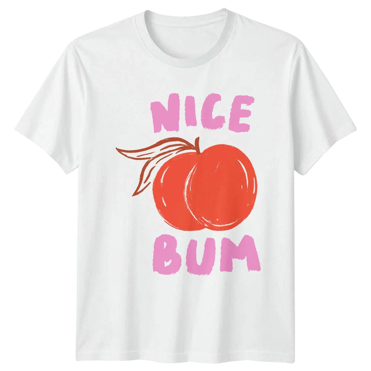 Nice Bum Peach Fruit Food Mens T-Shirt Womens Tee Graphic Unisex Top Unisex T-shirt, Sweatshirt, Hoodie, Long Sleeve Tee - T-Shirt, Sweatshirt, Hoodie