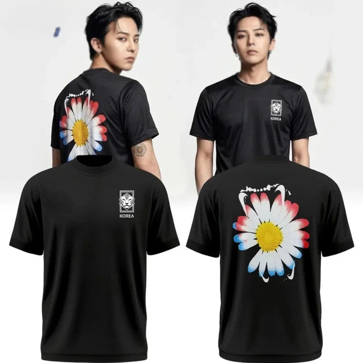 G-Dra.gon PEACEMINUSONE WC 2026 Korea T-Shirt Double Sided Graphic S-5XL Unisex T-shirt, Sweatshirt, Hoodie, Long Sleeve Tee - T-Shirt, Sweatshirt, Hoodie