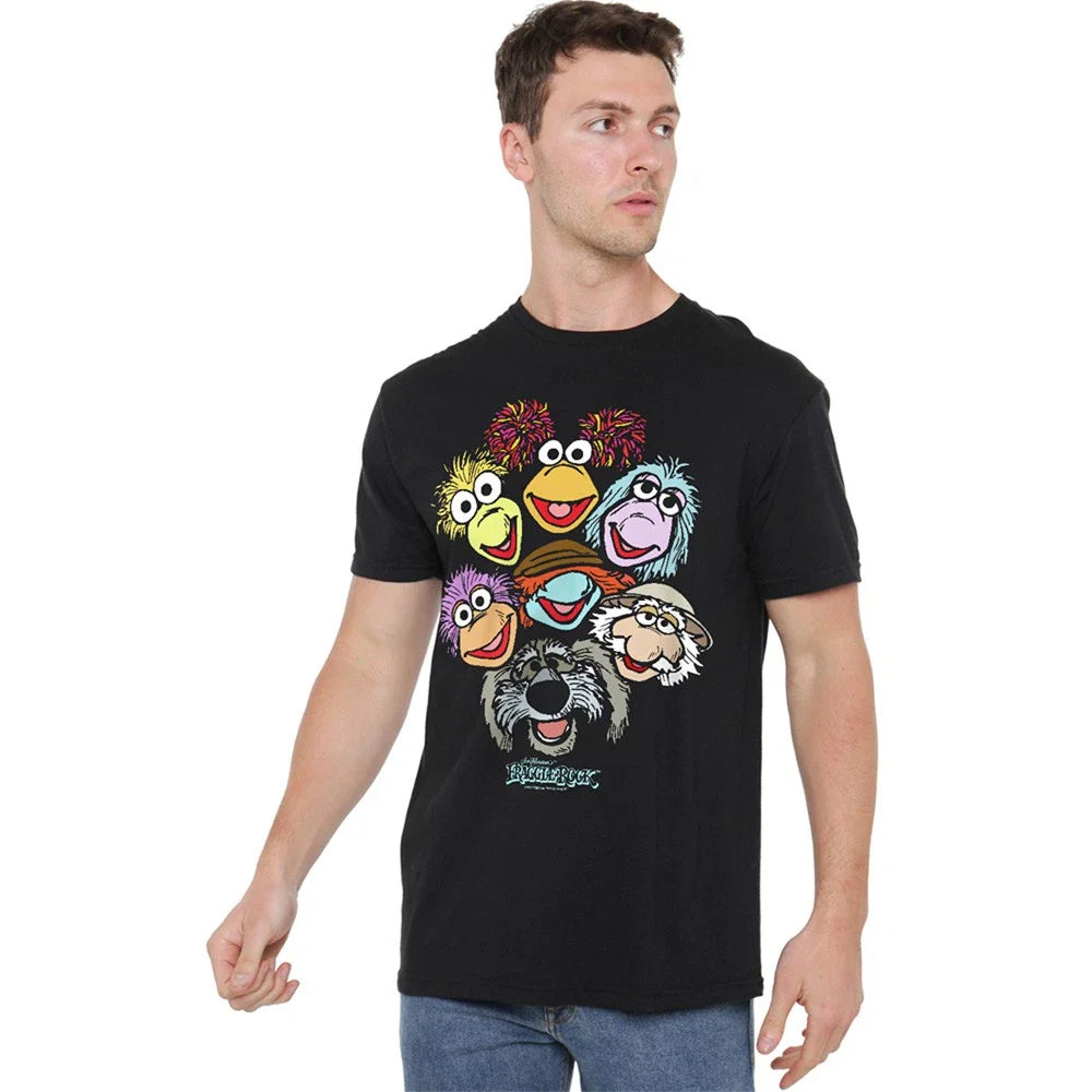 Jim Henson - Fraggle Rock Fraggle Flock T-Shirt S-5XL, Black Unisex T-shirt, Sweatshirt, Hoodie, Long Sleeve Tee - T-Shirt, Sweatshirt, Hoodie