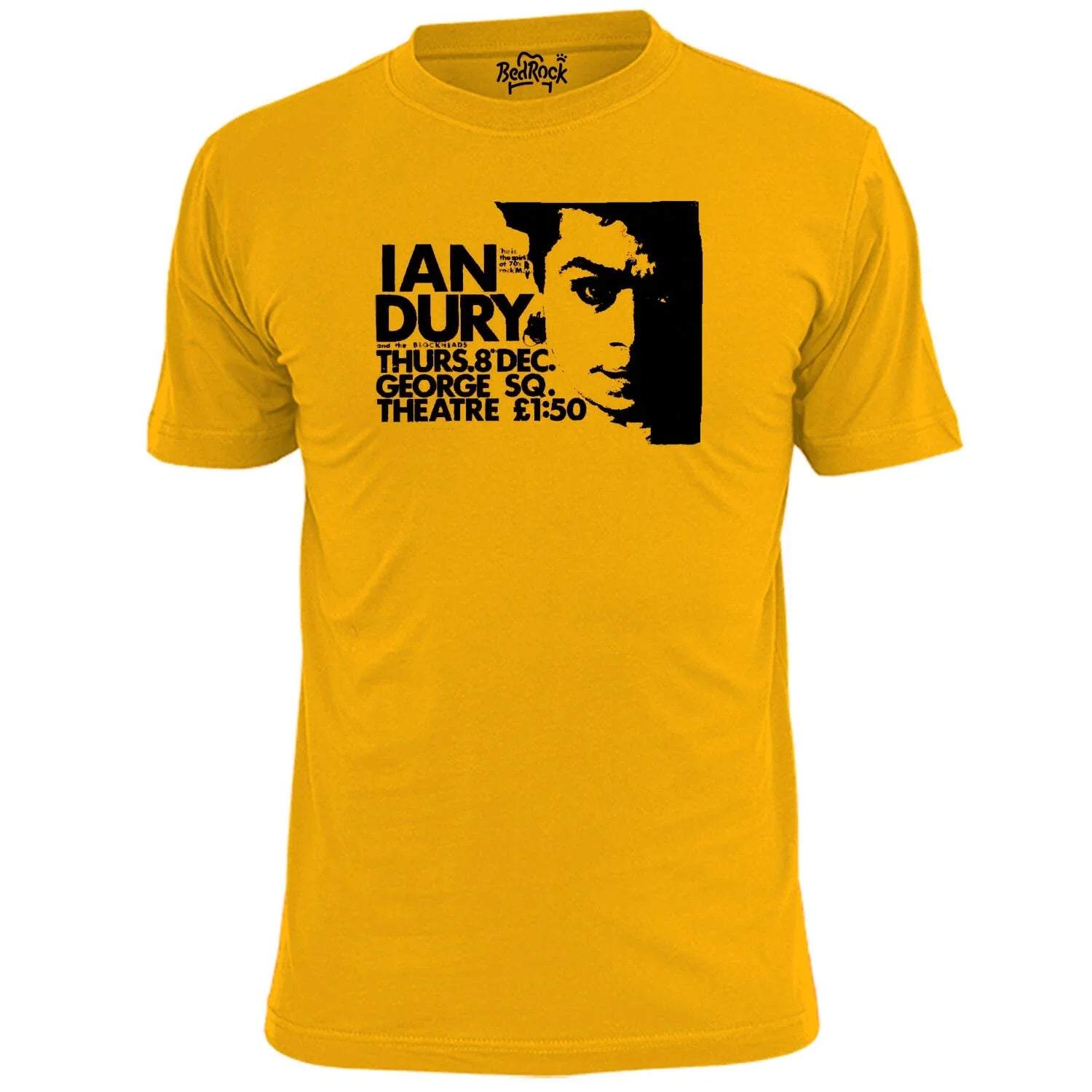 Mens Ian Dury George Square Theatre Gig Poster Punk Rock Music T Shirt Unisex T-shirt, Sweatshirt, Hoodie, Long Sleeve Tee - T-Shirt, Sweatshirt, Hoodie