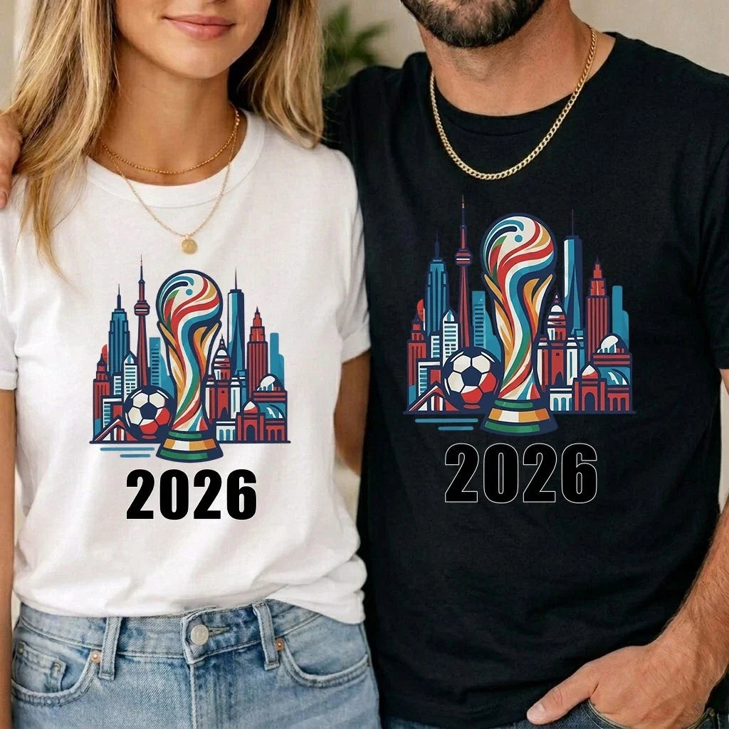 World Cup 2026 Unisex Kids T-Shirt Football Game Soccer USA Canada Mexico Tee Unisex T-shirt, Sweatshirt, Hoodie, Long Sleeve Tee - T-Shirt, Sweatshirt, Hoodie