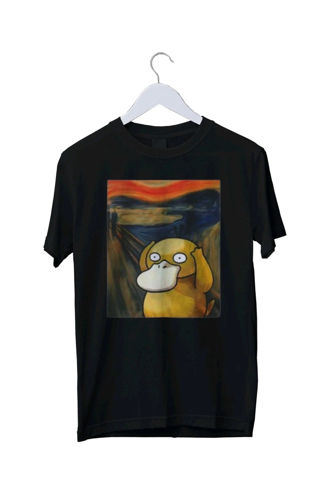 Screaming Psyduck Graphic Print T-Shirt Mens Unisex S M L XL 2 3 4 XL Unisex T-shirt, Sweatshirt, Hoodie, Long Sleeve Tee - T-Shirt, Sweatshirt, Hoodie