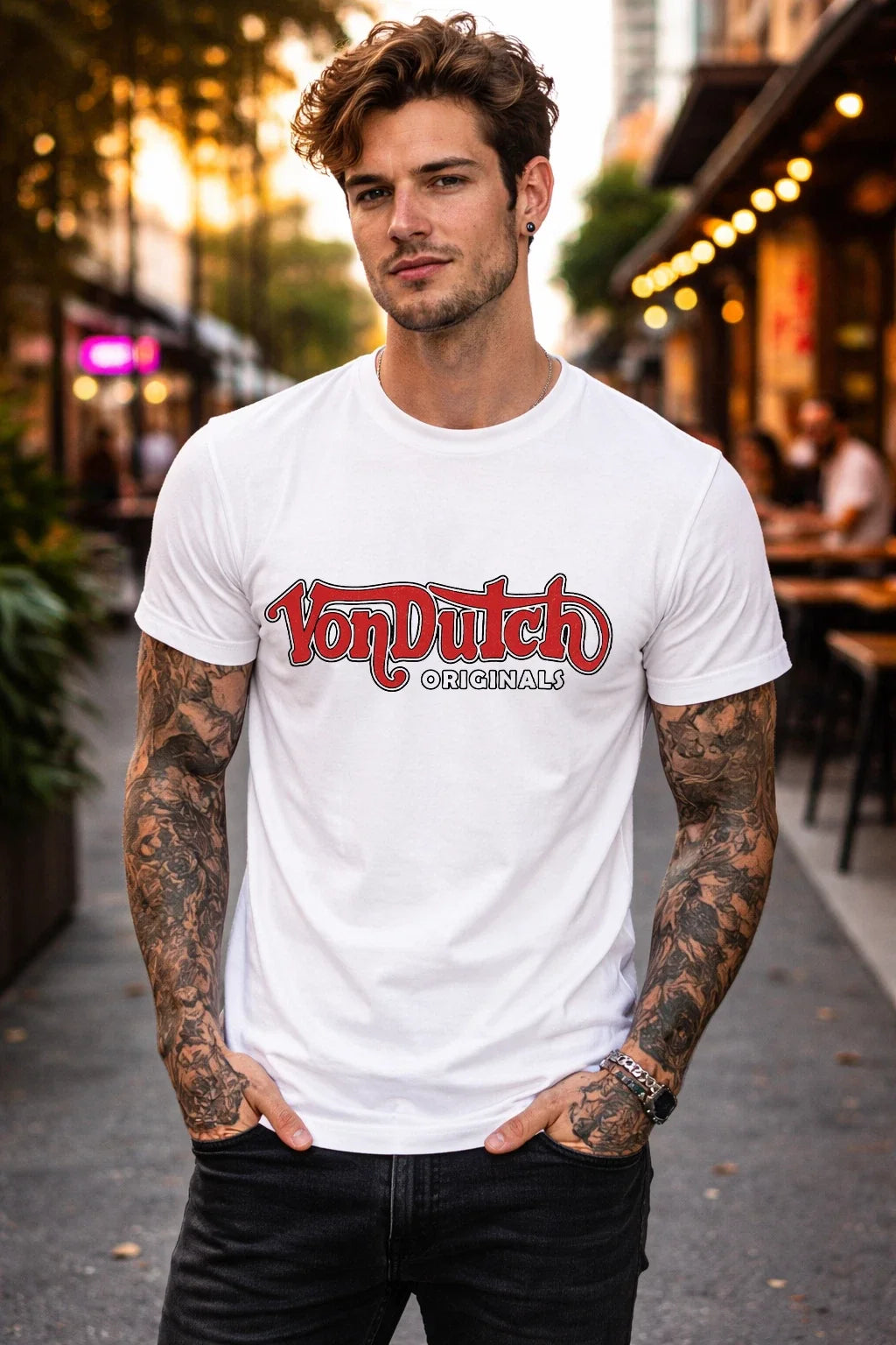 Von Dutch T-Shirt Legendary Gas Oil Graphic Tee Vintage Style Biker Streetwear Unisex T-shirt, Sweatshirt, Hoodie, Long Sleeve Tee - T-Shirt, Sweatshirt, Hoodie