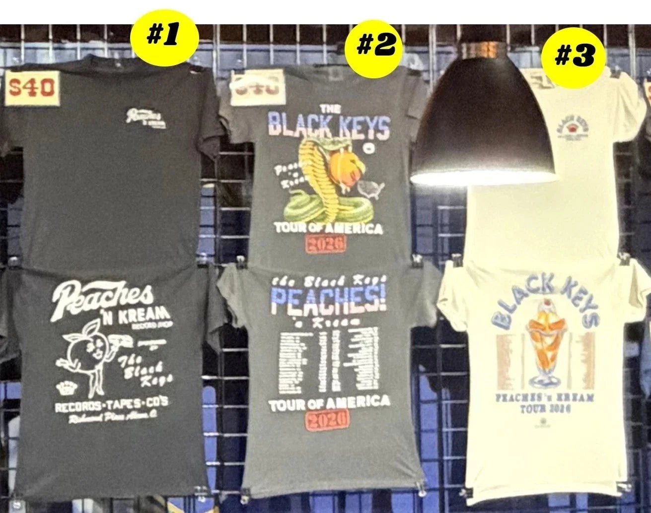 The Black Keys Tour Merch 2026 T shirt (Reprint) Unisex T-shirt, Sweatshirt, Hoodie, Long Sleeve Tee - T-Shirt, Sweatshirt, Hoodie