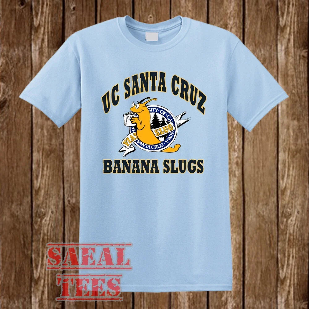 UC Santa Cruz Banana Slugs Men's Light Blue Size S-5XL Unisex T-shirt, Sweatshirt, Hoodie, Long Sleeve Tee - T-Shirt, Sweatshirt, Hoodie