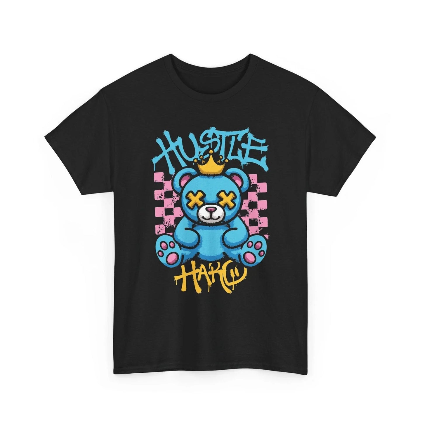 Graffiti Blue Teddy Bear Tee | Streetwear Hustle Graphic Shirt Unisex T-shirt, Sweatshirt, Hoodie, Long Sleeve Tee - T-Shirt, Sweatshirt, Hoodie