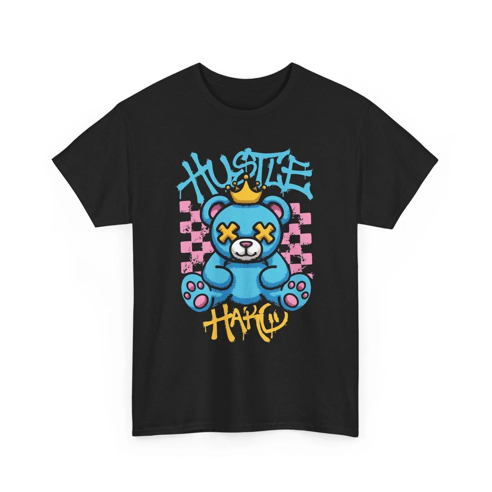 Graffiti Blue Teddy Bear Tee | Streetwear Hustle Graphic Shirt Unisex T-shirt, Sweatshirt, Hoodie, Long Sleeve Tee - T-Shirt, Sweatshirt, Hoodie