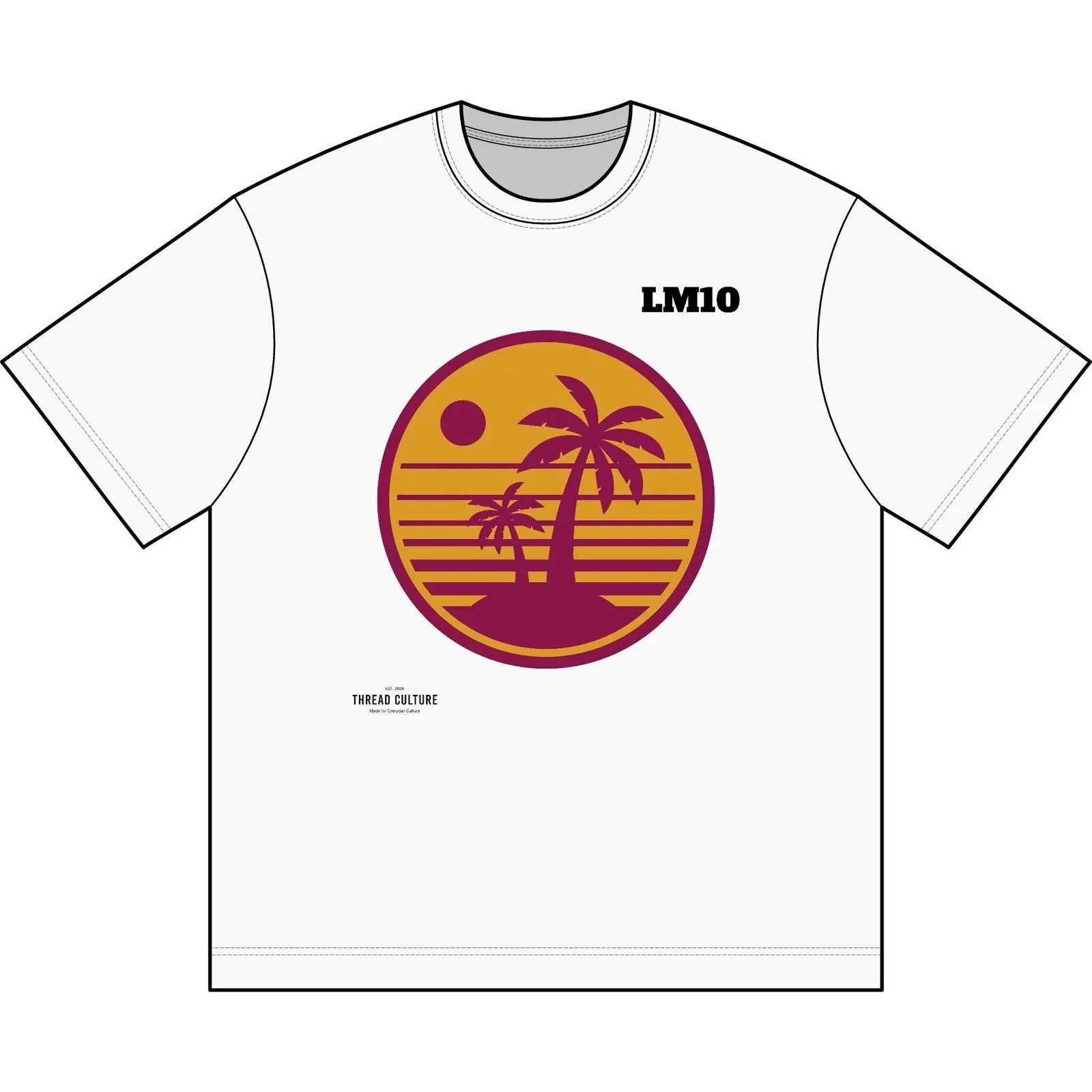 Sunset Palm Graphic Tee | Soccer Player Trophy Back Print Unisex T-shirt, Sweatshirt, Hoodie, Long Sleeve Tee - T-Shirt, Sweatshirt, Hoodie