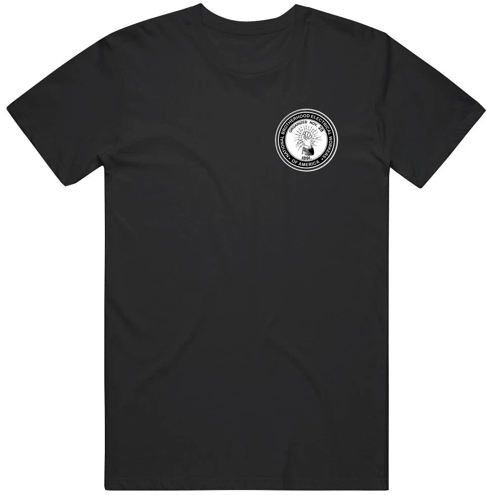 Ibew, T-shirt, Union, Logo, Emblem, Electric, Retro, Workers 1891 Pocket T Shirt Unisex T-shirt, Sweatshirt, Hoodie, Long Sleeve Tee - T-Shirt, Sweatshirt, Hoodie