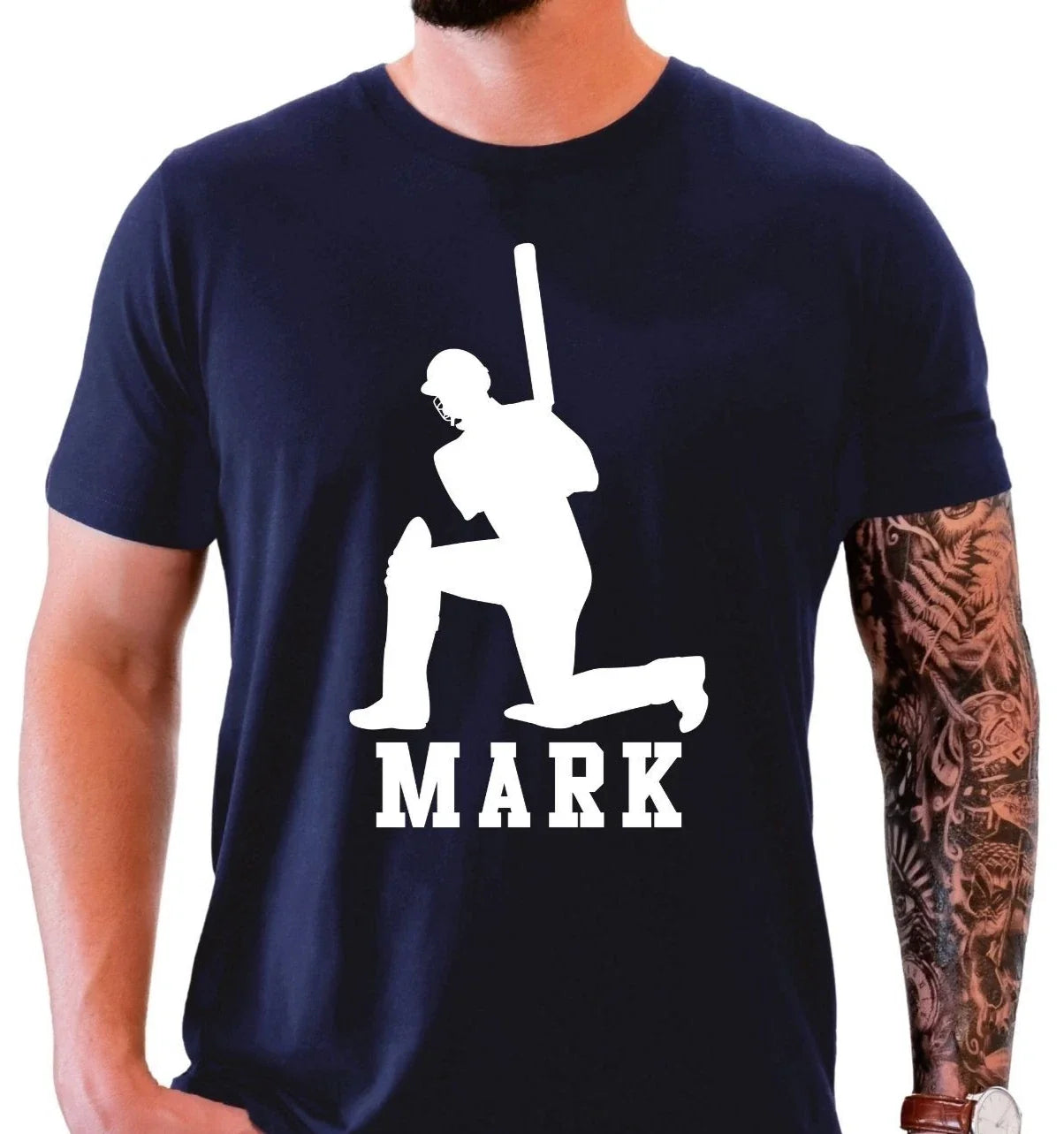Personalised Cricket Player T Shirt Custom Name Sports Fan Unisex Gift Tee Xmas Unisex T-shirt, Sweatshirt, Hoodie, Long Sleeve Tee - T-Shirt, Sweatshirt, Hoodie