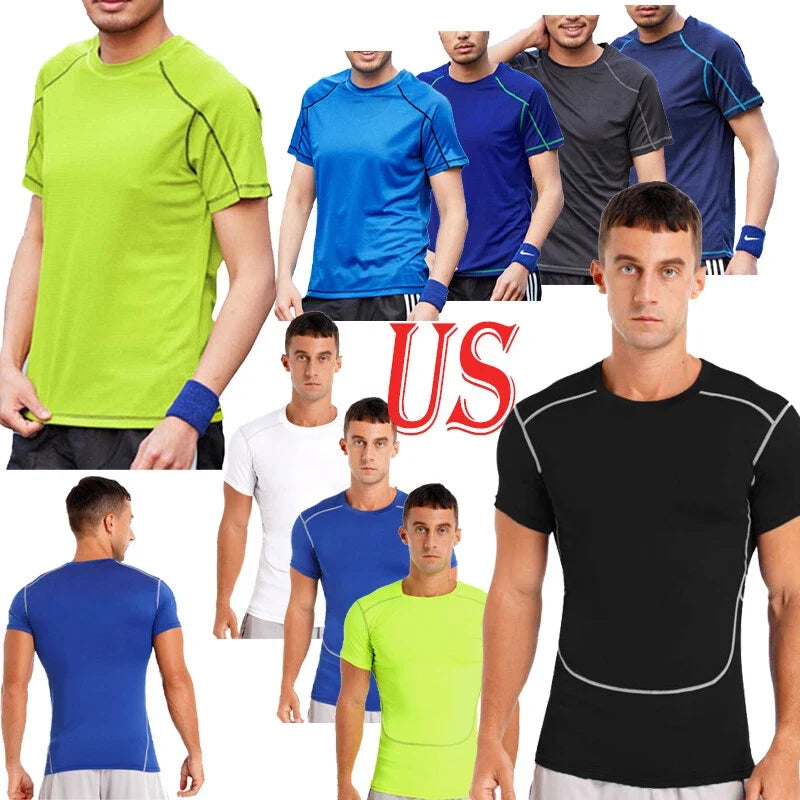 Mens Quick Dry Sun Protection Short Sleeve T-shirt  Round Neck Performance Tee Unisex T-shirt, Sweatshirt, Hoodie, Long Sleeve Tee - T-Shirt, Sweatshirt, Hoodie