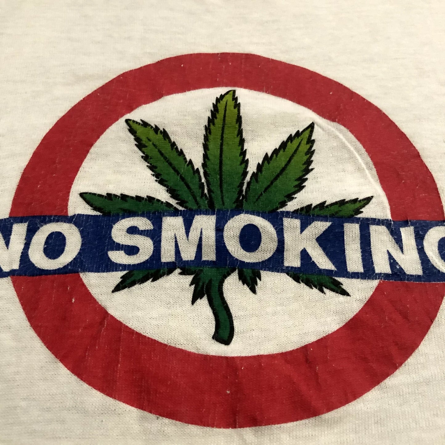 Vintage Distressed 80s Hanes No Smoking Marijuana skate surf street wear shirt M Unisex T-shirt, Sweatshirt, Hoodie, Long Sleeve Tee - T-Shirt, Sweatshirt, Hoodie