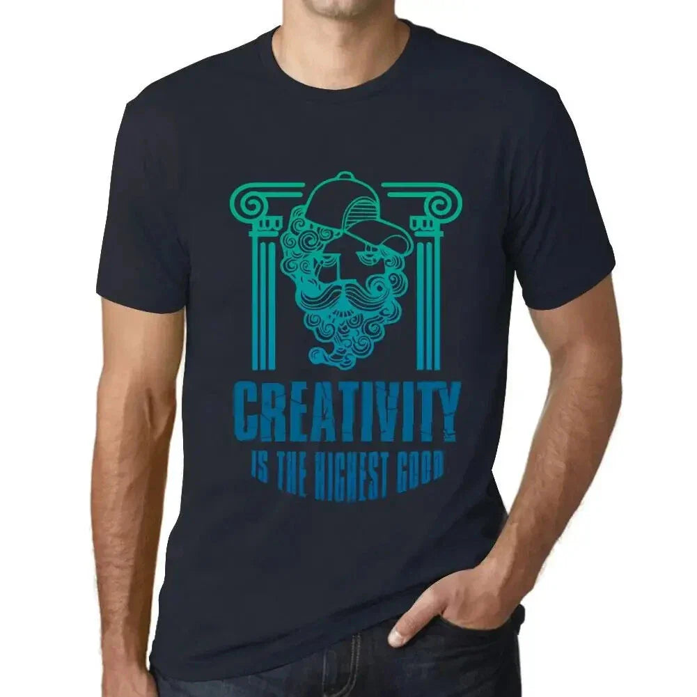 Heren Grafisch T-Shirt Creativiteit is het hoogste goed  Creativity Is Unisex T-shirt, Sweatshirt, Hoodie, Long Sleeve Tee - T-Shirt, Sweatshirt, Hoodie