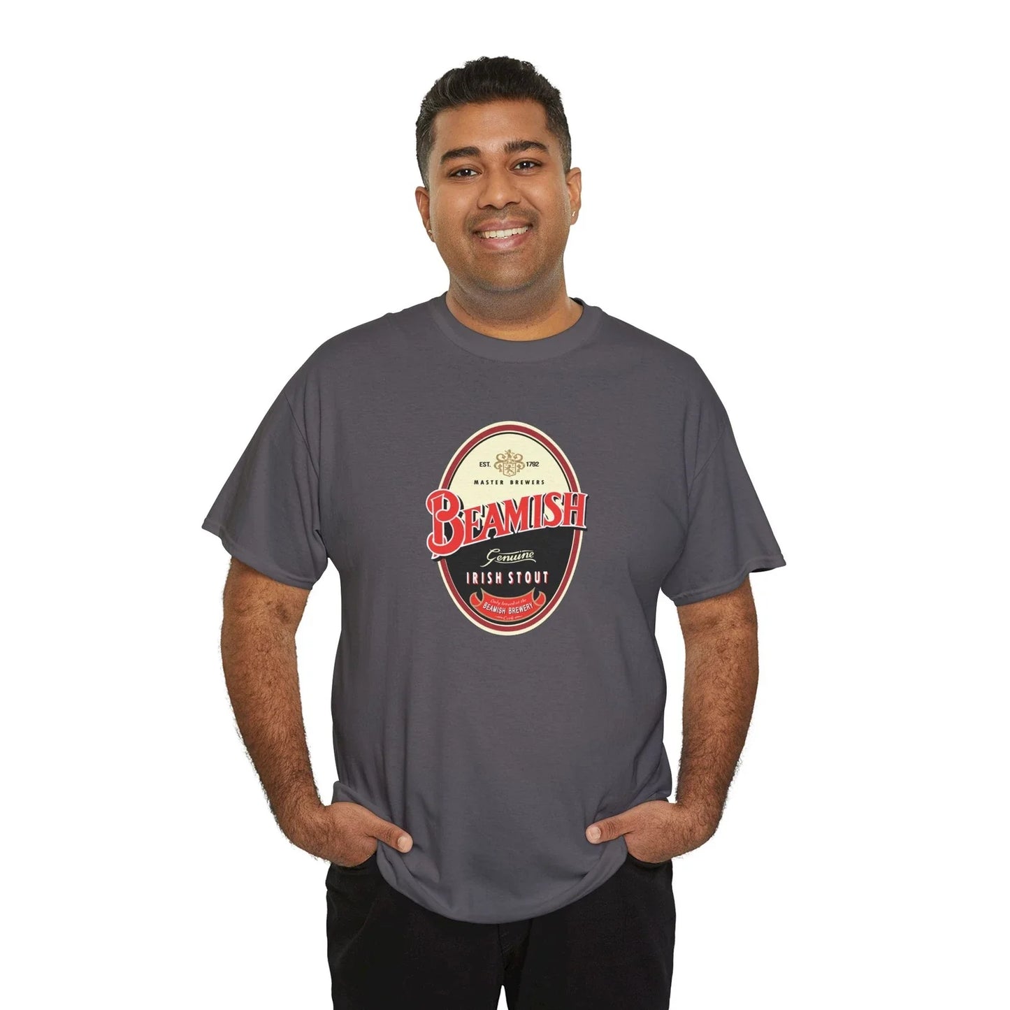 Beamish Label T-Shirt | Cork Stout | St Paddy's Day | Slinte! | Shenanigans Unisex T-shirt, Sweatshirt, Hoodie, Long Sleeve Tee - T-Shirt, Sweatshirt, Hoodie