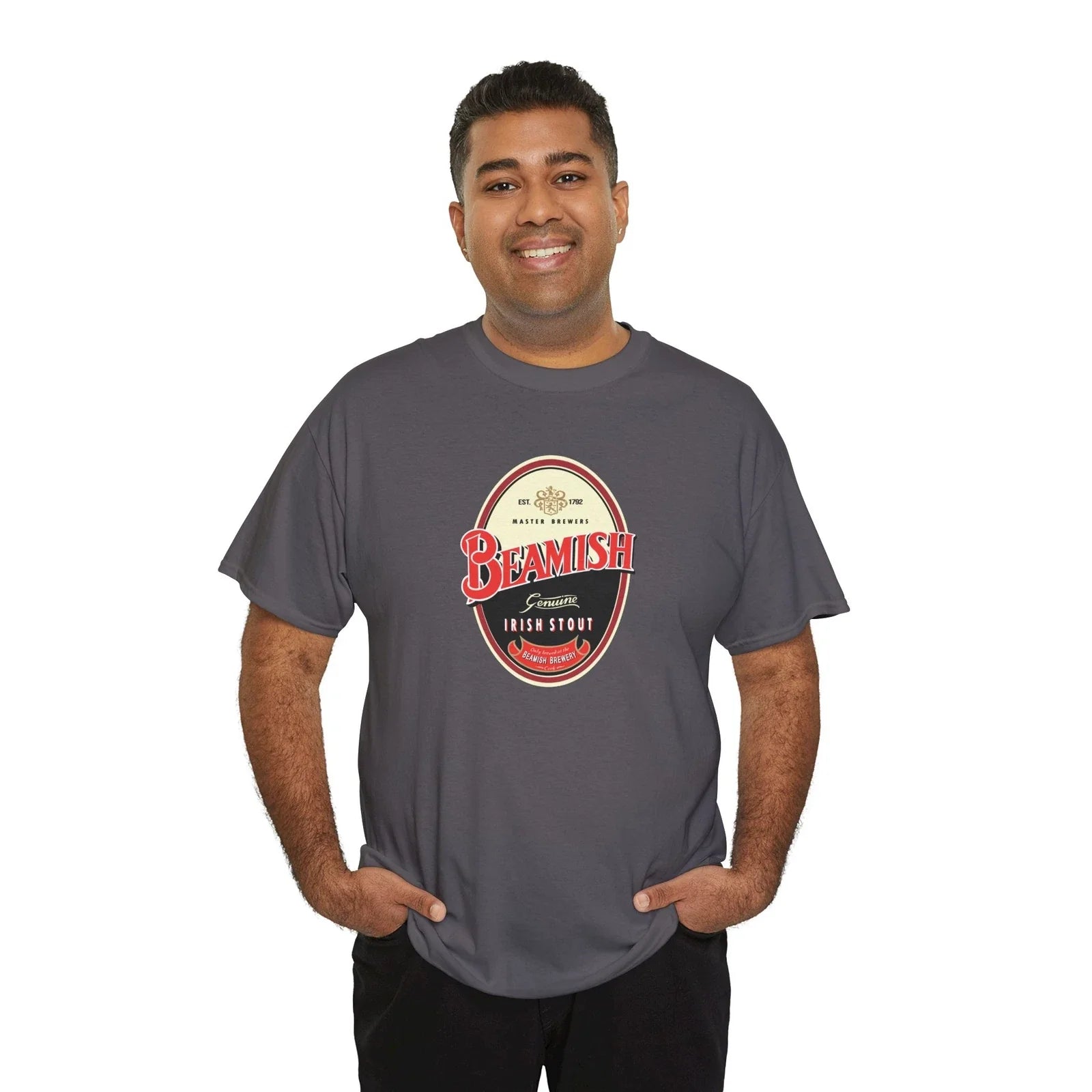 Beamish Label T-Shirt | Cork Stout | St Paddy's Day | Slinte! | Shenanigans Unisex T-shirt, Sweatshirt, Hoodie, Long Sleeve Tee - T-Shirt, Sweatshirt, Hoodie