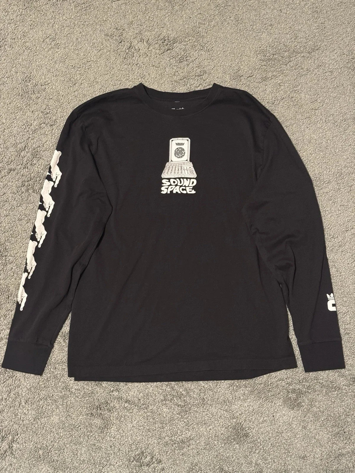 Jiberish x Mission Ballroom Sound Space Long sleeve Shirt Size XL Unisex T-shirt, Sweatshirt, Hoodie, Long Sleeve Tee - T-Shirt, Sweatshirt, Hoodie
