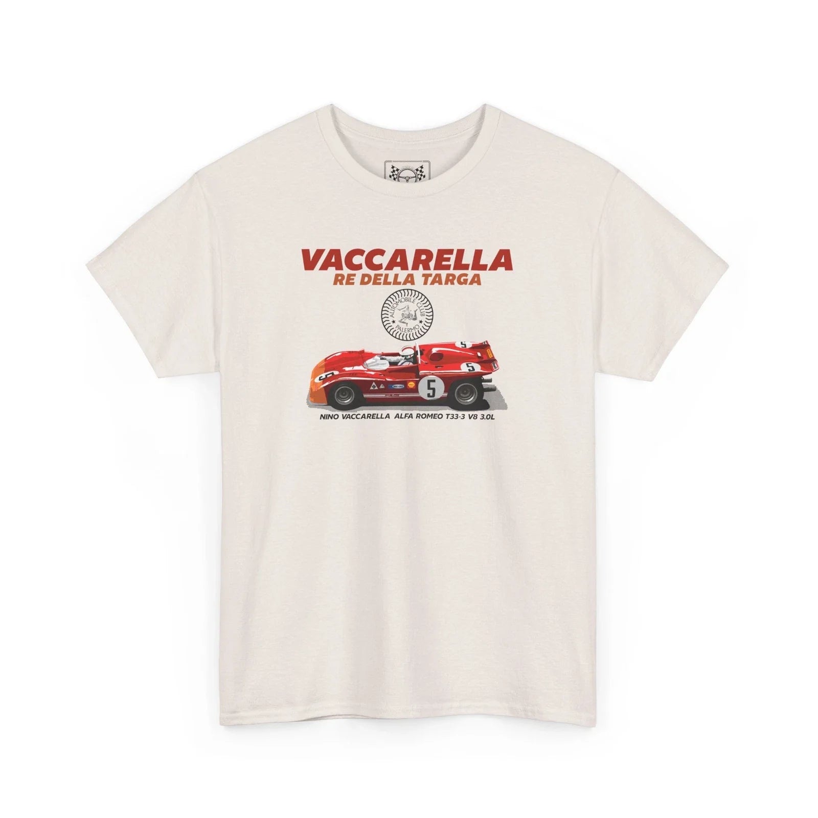 Nino Vaccarella T-Shirt - Targa Florio Palermo Auto Club Tee - Alfa Fans Gift Unisex T-shirt, Sweatshirt, Hoodie, Long Sleeve Tee - T-Shirt, Sweatshirt, Hoodie