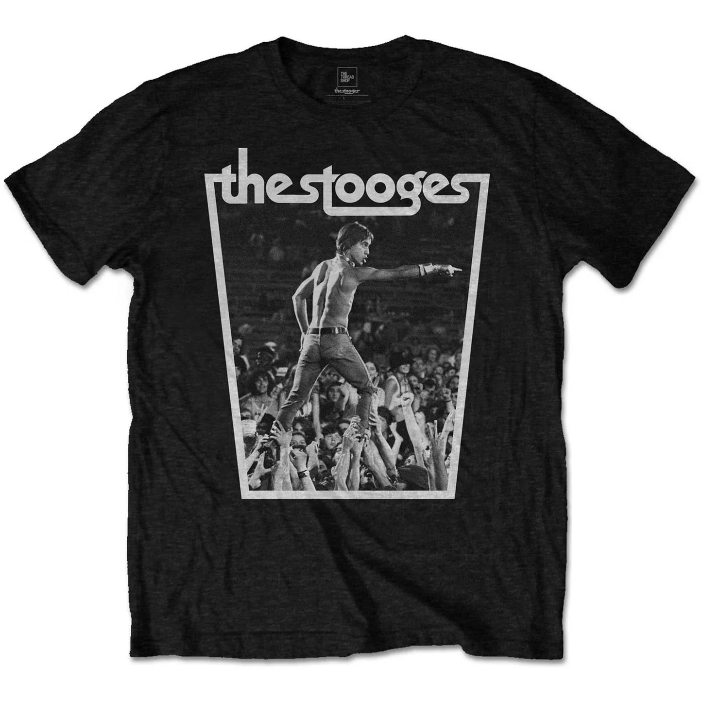 Iggy Pop and the Stooges Live Punk Gig Official Mens Unisex T-Shirt Unisex T-shirt, Sweatshirt, Hoodie, Long Sleeve Tee - T-Shirt, Sweatshirt, Hoodie