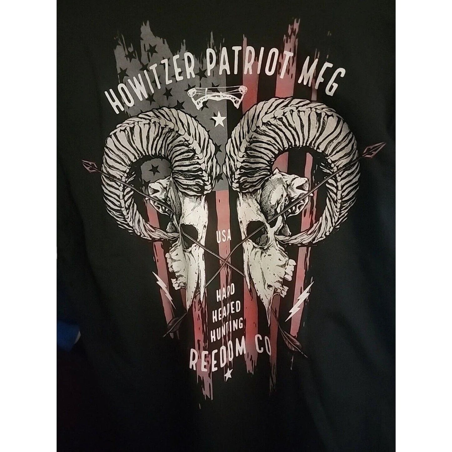 Howitzer Style Men's T-Shirt Patriot Hunt Military Grunt MFG Sz M CR6 Excellent Unisex T-shirt, Sweatshirt, Hoodie, Long Sleeve Tee - T-Shirt, Sweatshirt, Hoodie