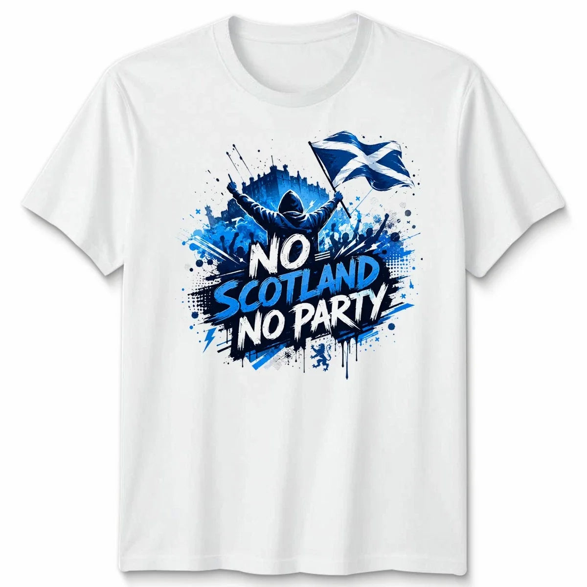 No Scotland No Party Unisex Football T Shirt Game Day 2026 Gift Graphic Tee Unisex T-shirt, Sweatshirt, Hoodie, Long Sleeve Tee - T-Shirt, Sweatshirt, Hoodie
