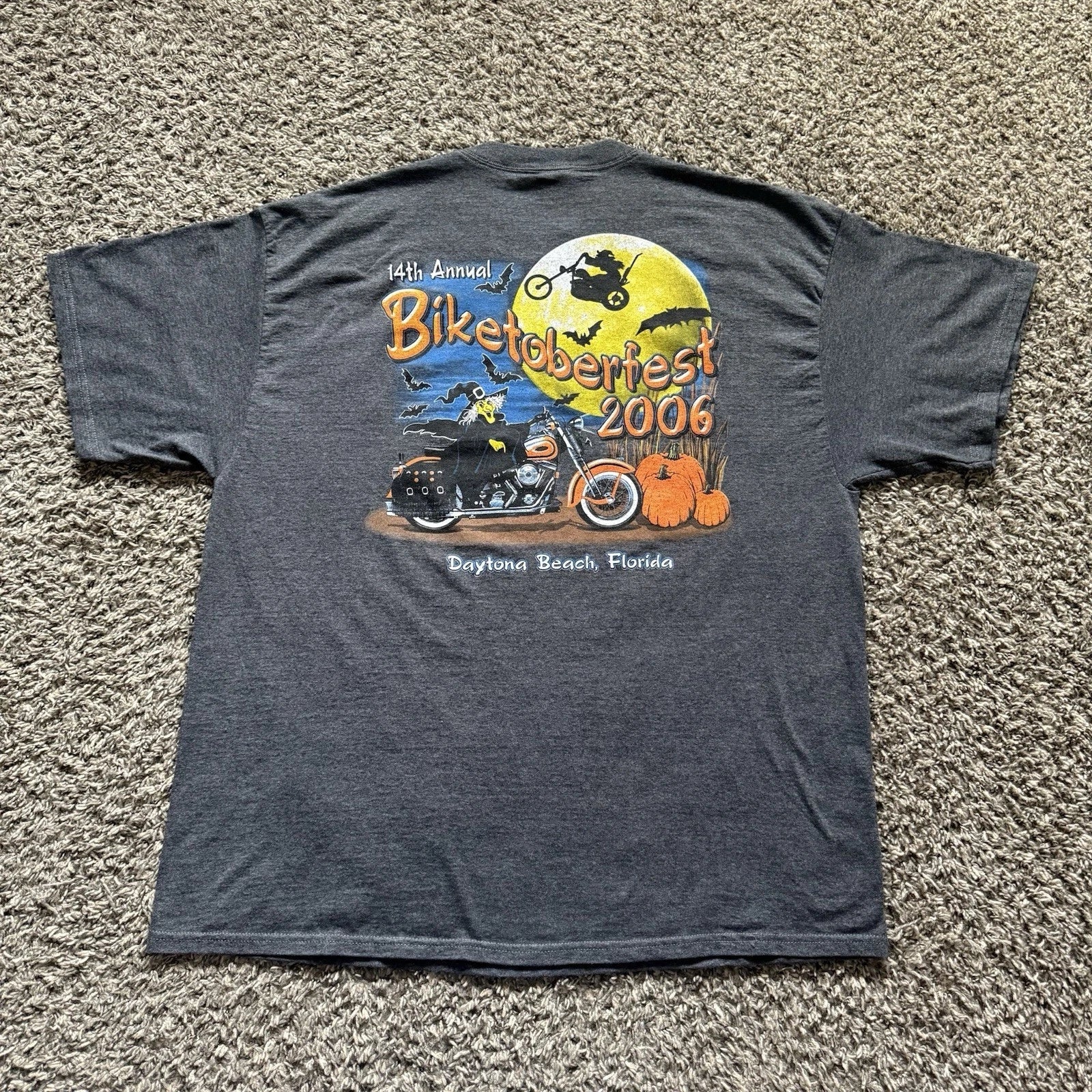 Y2K Biker Bikertoberfest Halloween T-shirt 2XL XXL Unisex T-shirt, Sweatshirt, Hoodie, Long Sleeve Tee - T-Shirt, Sweatshirt, Hoodie