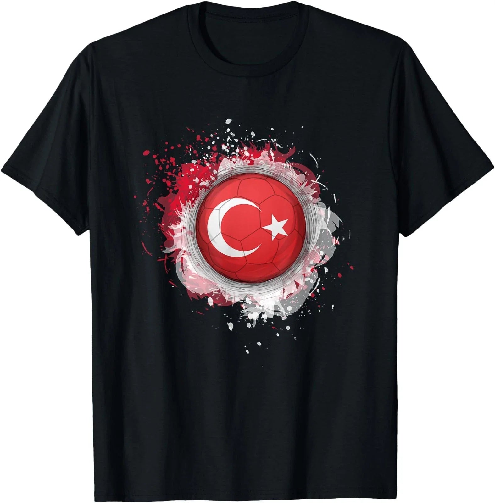 Proud Heritage Turkey Flag Soccer Ball T-Shirt Unisex T-shirt, Sweatshirt, Hoodie, Long Sleeve Tee - T-Shirt, Sweatshirt, Hoodie