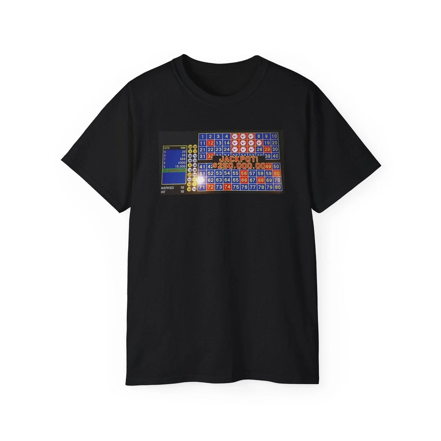 Video Keno Jackpot Winner New T Shirt Las Vegas Ultra Cotton Tee S M L XL 2XL Unisex T-shirt, Sweatshirt, Hoodie, Long Sleeve Tee - T-Shirt, Sweatshirt, Hoodie