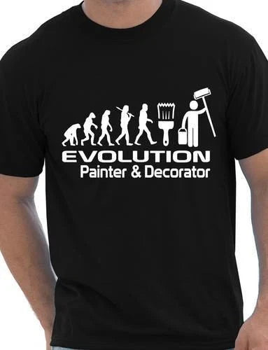 Evolution Of Painter & Decorator Funny Adult Mens T-Shirt  Birthday Gift S-XXL Unisex T-shirt, Sweatshirt, Hoodie, Long Sleeve Tee - T-Shirt, Sweatshirt, Hoodie