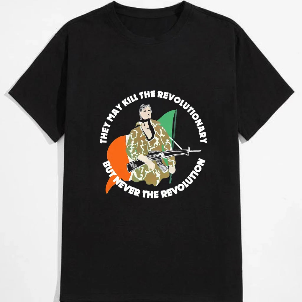 Vintage 80s Irish Republican Army Graphic T-Shirt Retro Military History Style T Unisex T-shirt, Sweatshirt, Hoodie, Long Sleeve Tee - T-Shirt, Sweatshirt, Hoodie