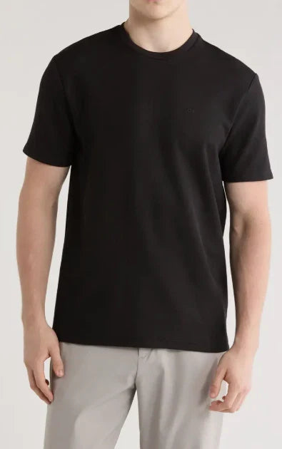 New With Tag! Calvin Klein Men's Micro Waffle T-Shirt,Black,Blue, Tan Unisex T-shirt, Sweatshirt, Hoodie, Long Sleeve Tee - T-Shirt, Sweatshirt, Hoodie