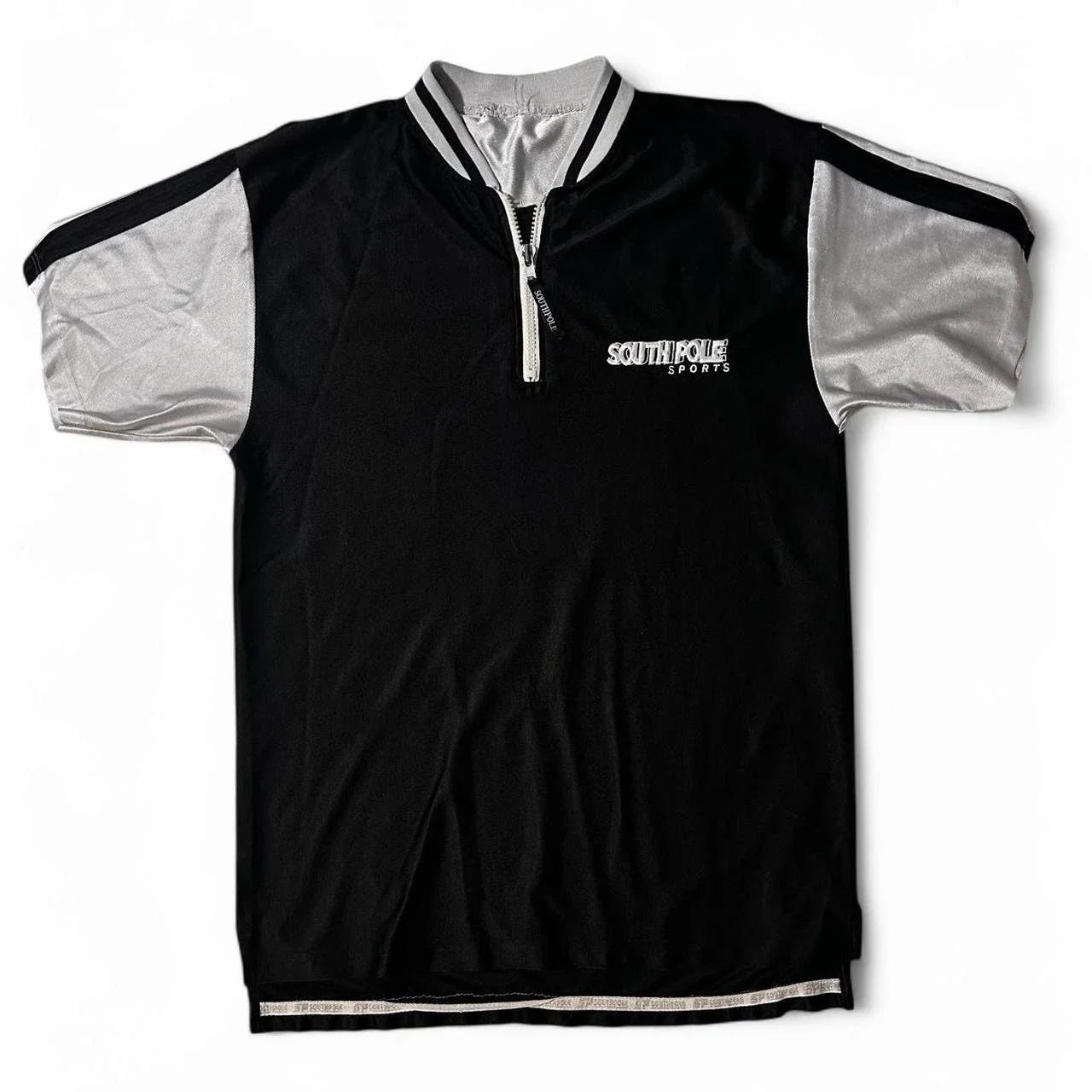 Vintage rare embroidered Southpole logo sports soccer quarter zip shirt jersey Unisex T-shirt, Sweatshirt, Hoodie, Long Sleeve Tee - T-Shirt, Sweatshirt, Hoodie