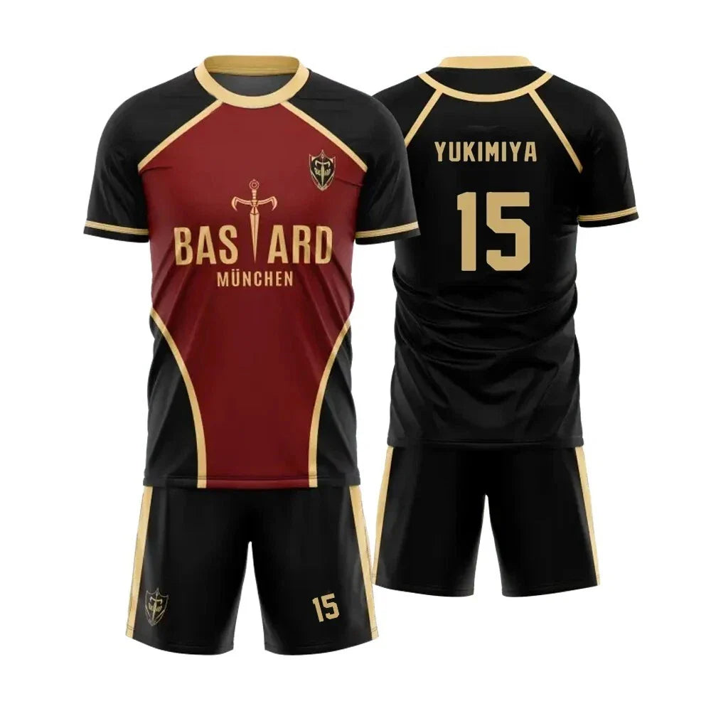 Blue Lock Bastard Munich Jerseys All | Anime Jersey for Fans | Designs & Sizes- Unisex T-shirt, Sweatshirt, Hoodie, Long Sleeve Tee - T-Shirt, Sweatshirt, Hoodie