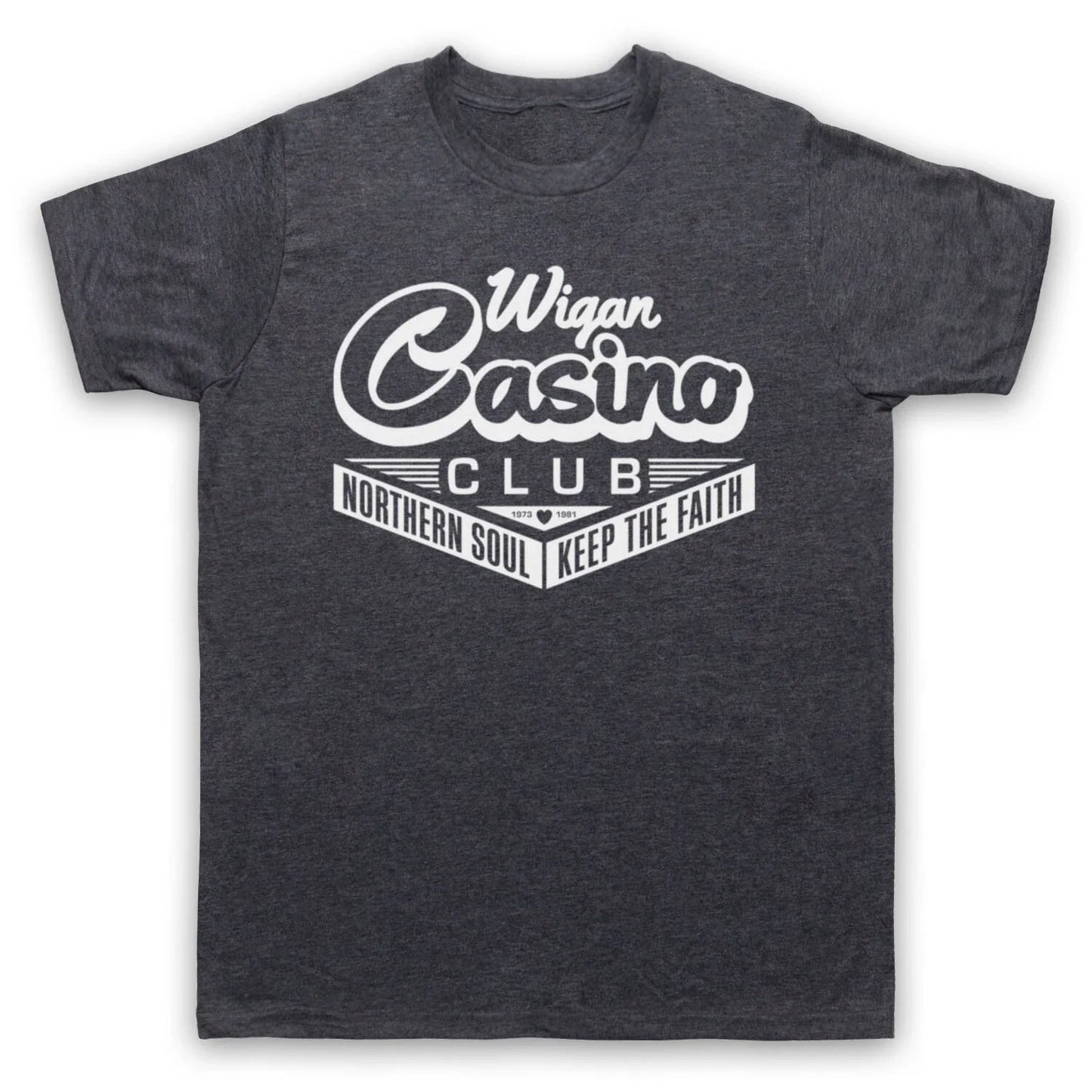 WIGAN CASINO NORTHERN SOUL MUSIC 70'S DANCING VENUE MENS & WOMENS T-SHIRT Unisex T-shirt, Sweatshirt, Hoodie, Long Sleeve Tee - T-Shirt, Sweatshirt, Hoodie