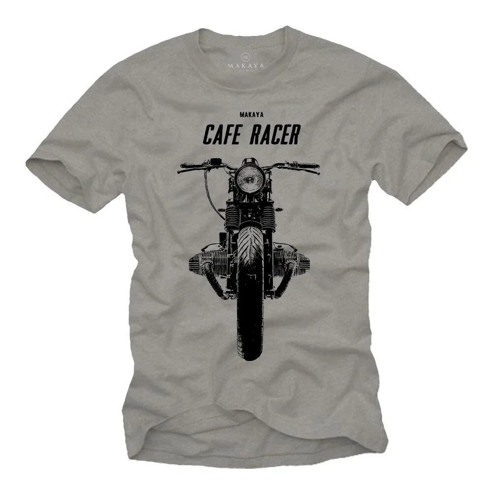 Rockabilly Motorcycle Mens T-Shirt with Cafe Racer - Mens Twin Bobber Shirt Unisex T-shirt, Sweatshirt, Hoodie, Long Sleeve Tee - T-Shirt, Sweatshirt, Hoodie