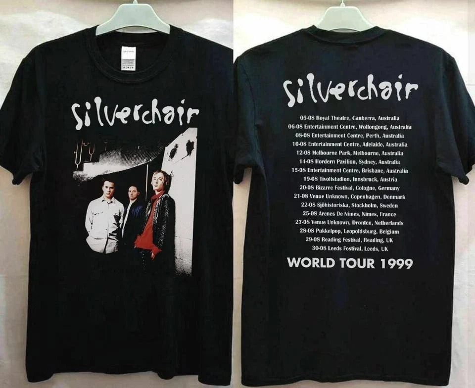 Silverchair World Tour 1999 T-Shirt, 90s Silverchair Rock Band Concert Shirt, Gr Unisex T-shirt, Sweatshirt, Hoodie, Long Sleeve Tee - T-Shirt, Sweatshirt, Hoodie